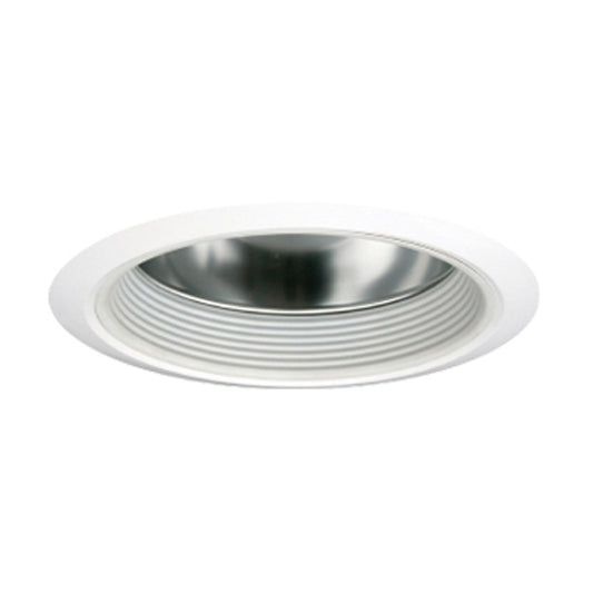 RP Lighting 6" Reflector, White Baffle, Damp, White - 8652WH
