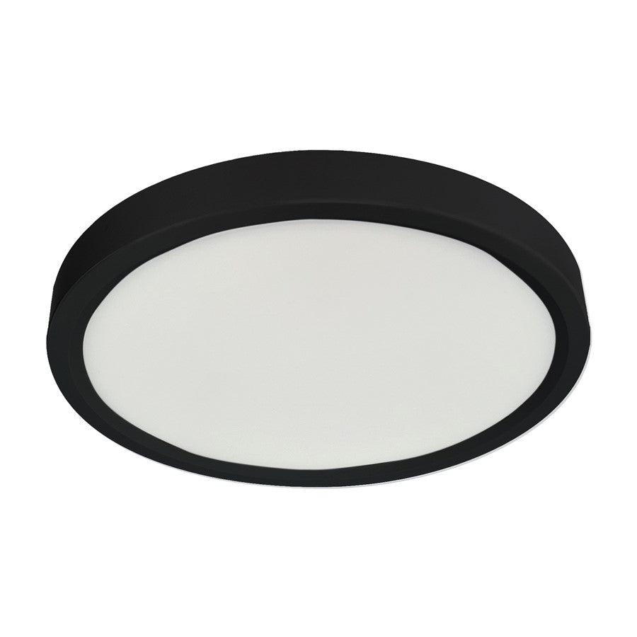 RP Lighting 5" Ultra Slim Round Disk 12W, Black - 8739-1BK-90-3K