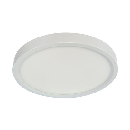 RP Lighting 5" Ultra Slim HO Round Disk 12W/3K, White - 8739-1WH-HO-90-3K