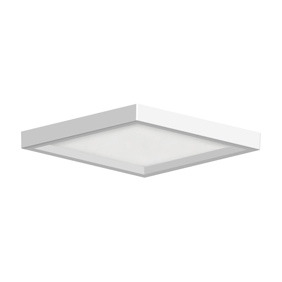 RP Lighting 4" Low Profile Square CM 10W 3K, White - 8748WH-90-3K