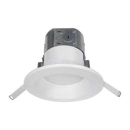 RP Lighting 4" LED Rec Retro J-Box 12.7W 90CRI/4K, White - 8775WH-90-4K