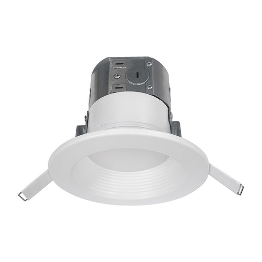 RP Lighting 4" LED Rec Retro J-Box 12.7W 90CRI/4K, White - 8775WH-90-4K