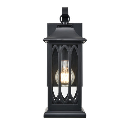 Millennium Lighting Mallorey 1Lt Outdoor Wall Sconce, Black - 88101-PBK