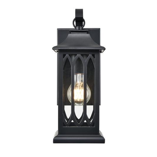 Millennium Lighting Mallorey 1Lt Outdoor Wall Sconce, Black - 88101-PBK