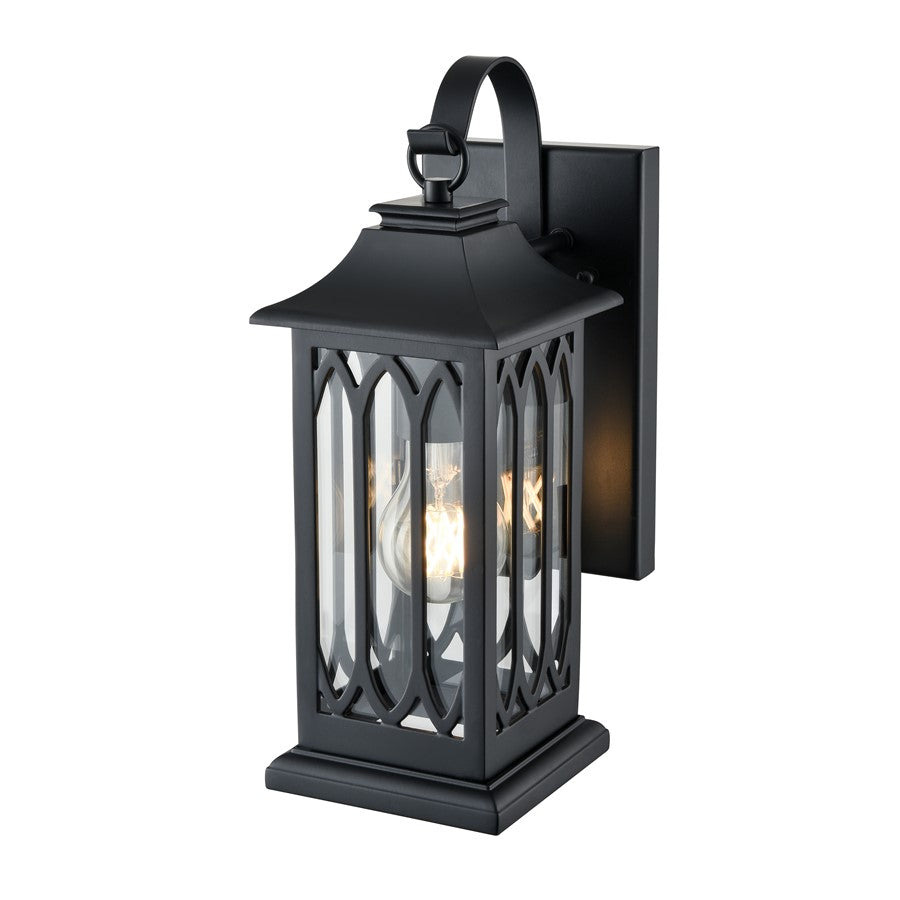 Millennium Lighting Mallorey 1Lt Outdoor Wall Sconce, Black