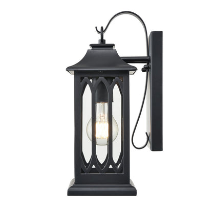 Millennium Lighting Mallorey 1Lt Outdoor Wall Sconce, Black