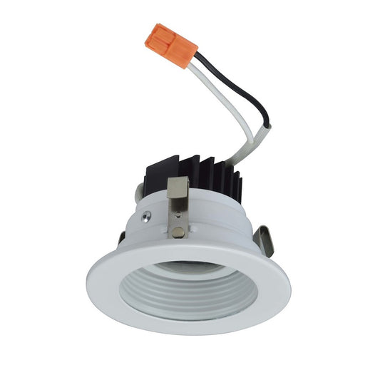 RP Lighting 3" Rec Retro Baffle Dim Damp 10W, 3K, White - 8821-1-WH-3K