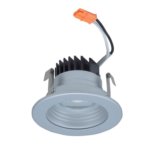 RP Lighting DIS-3" Rec Retro Baffle Dim Damp 8W, 3K, Nickel - 8821BN-3K