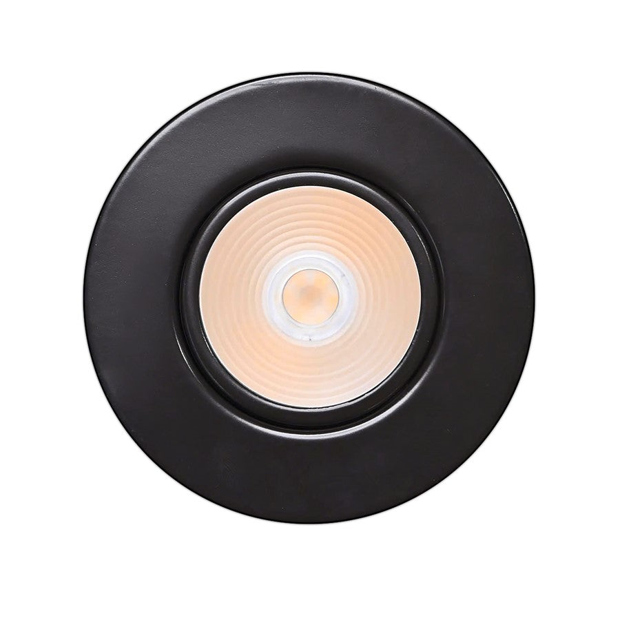 RP Lighting DIS-3" Rec Retro Gimbal Dim Damp 8W, 3K, Bronze