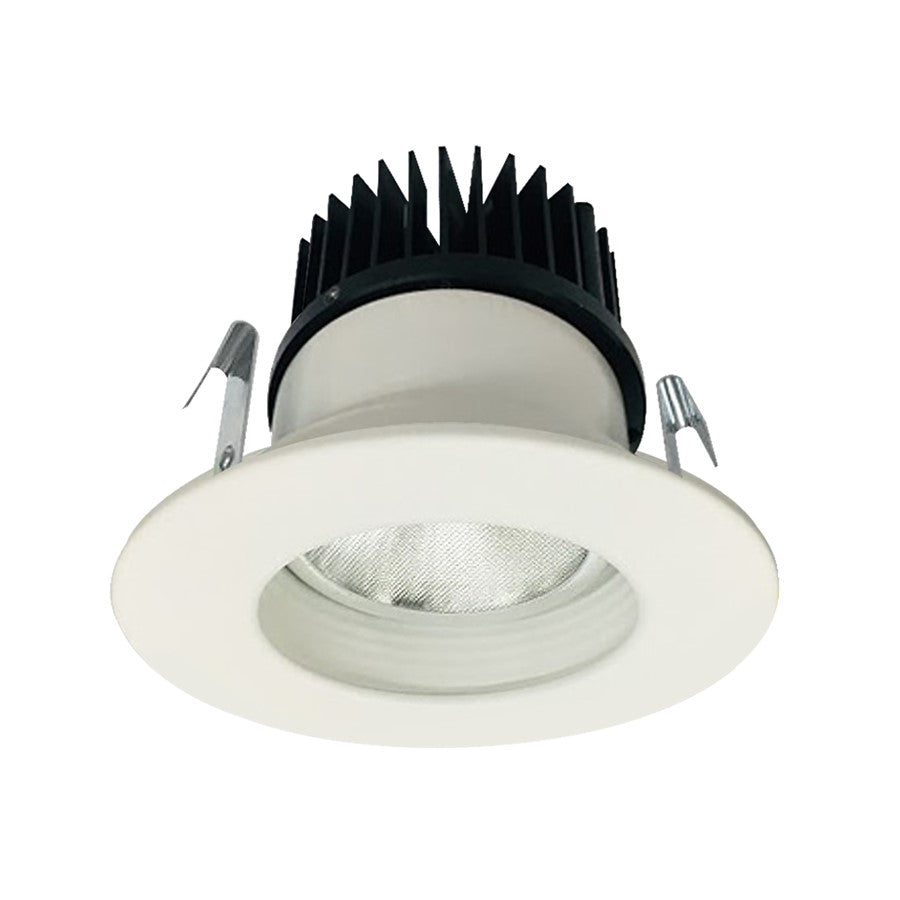 RP Lighting 3" Rec Retro Baffle Dim Damp 8W, 3K, White - 8824WH-90-3K