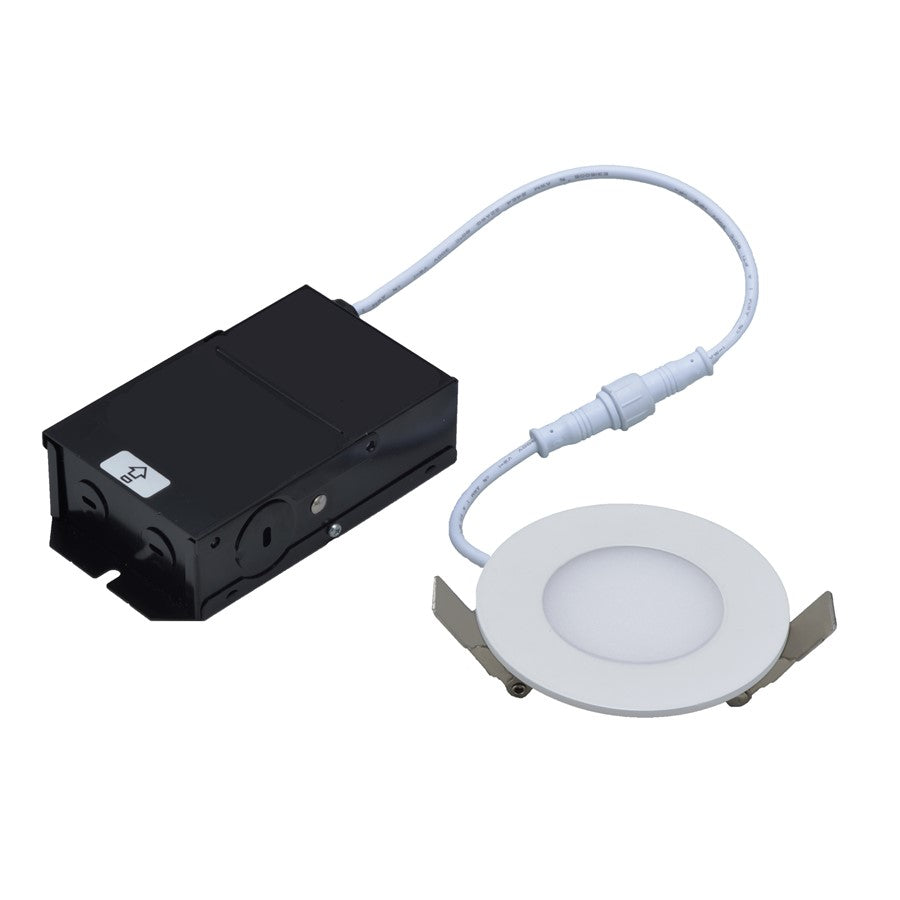 RP Lighting 3" LED Wafer 7W, 3K, White - 8842-1-WH-90-3K