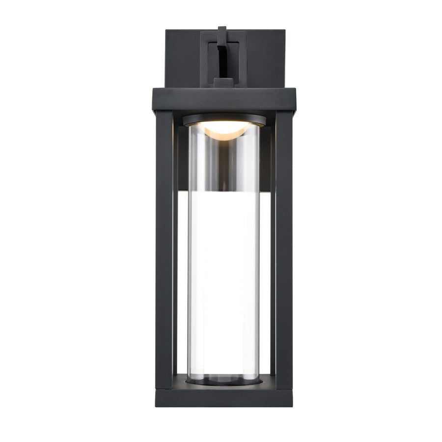 Millennium Lighting Dumont 14" LED Outdoor Wall Sconce, Black - 89101-PBK
