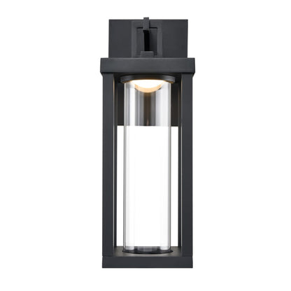 Millennium Lighting Dumont 14" LED Outdoor Wall Sconce, Black - 89101-PBK
