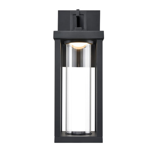 Millennium Lighting Dumont 14" LED Outdoor Wall Sconce, Black - 89101-PBK