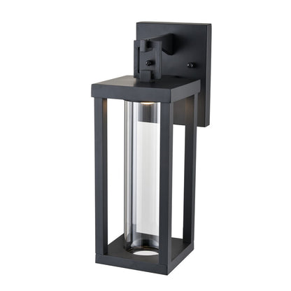 Millennium Lighting Dumont 14" LED Outdoor Wall Sconce, Black