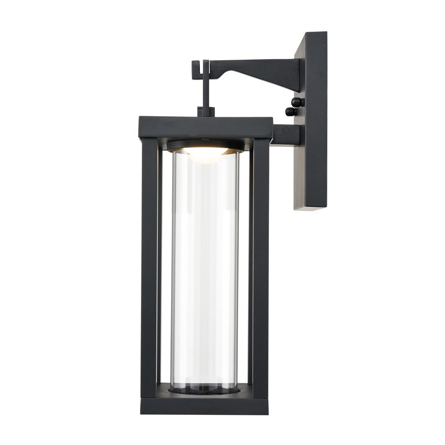 Millennium Lighting Dumont 14" LED Outdoor Wall Sconce, Black