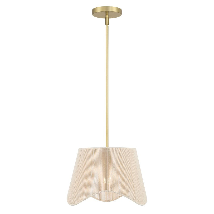 Millennium Lighting Tulara 1 Light Pendant, Vintage Brass