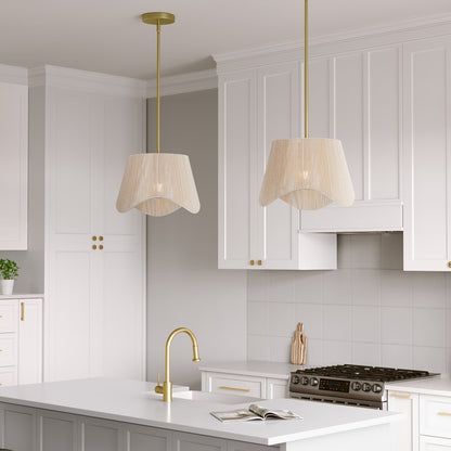 Millennium Lighting Tulara 1 Light Pendant, Vintage Brass