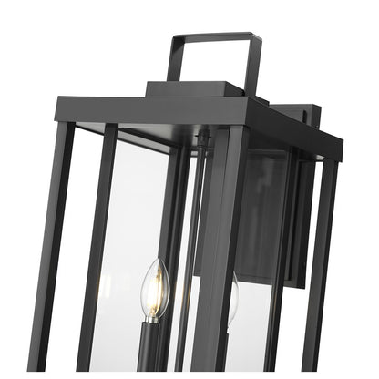 Millennium McDonough 22.25" High 2Lt Outdoor Wall Lantern, Black
