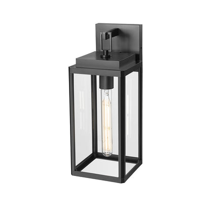 Millennium Alpharetta 15.5" High 1Lt Outdoor Wall Lantern, Black - 902001-PBK