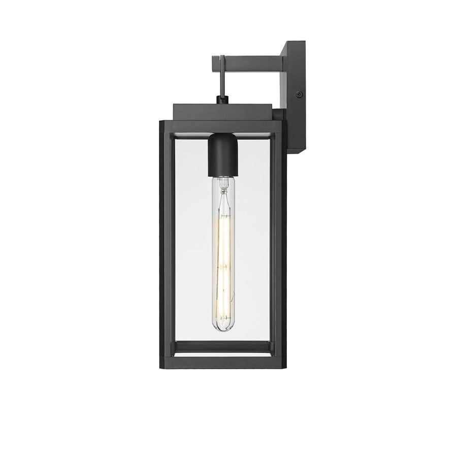 Millennium Alpharetta 15.5" High 1Lt Outdoor Wall Lantern, Black