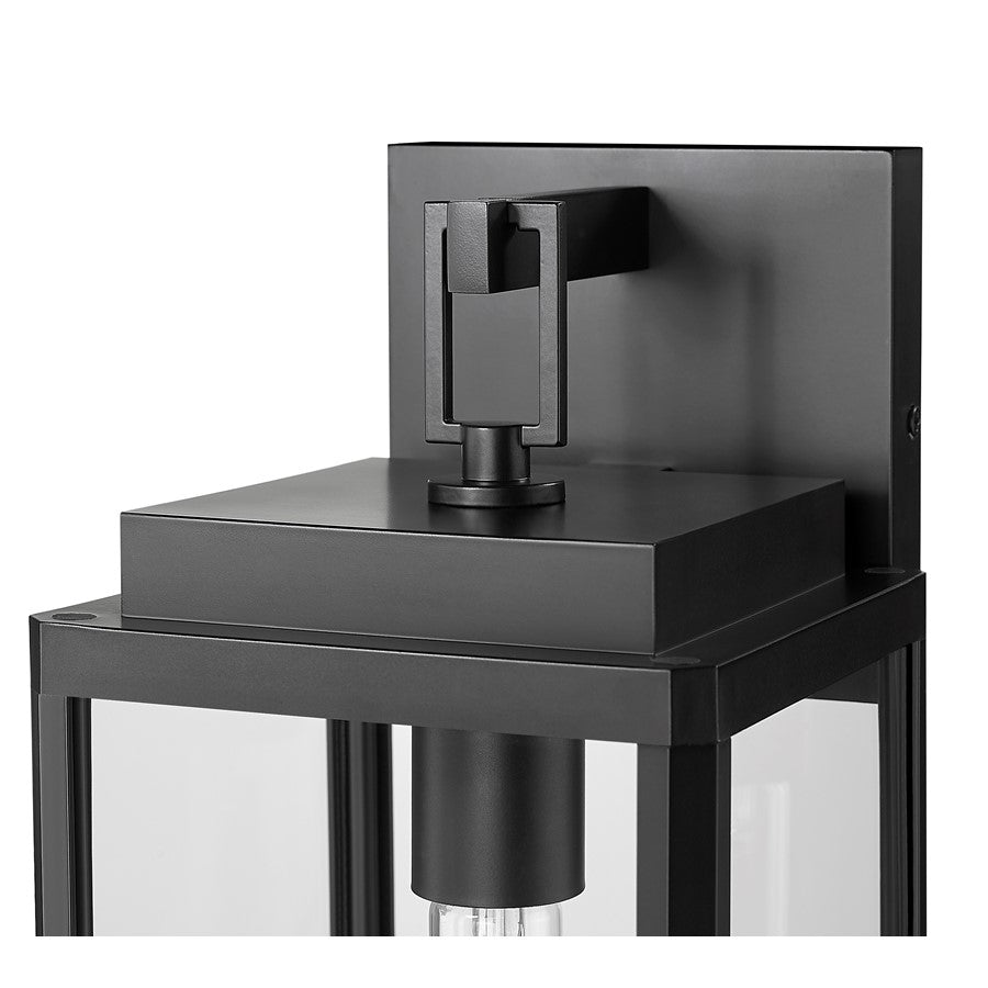 Millennium Alpharetta 15.5" High 1Lt Outdoor Wall Lantern, Black