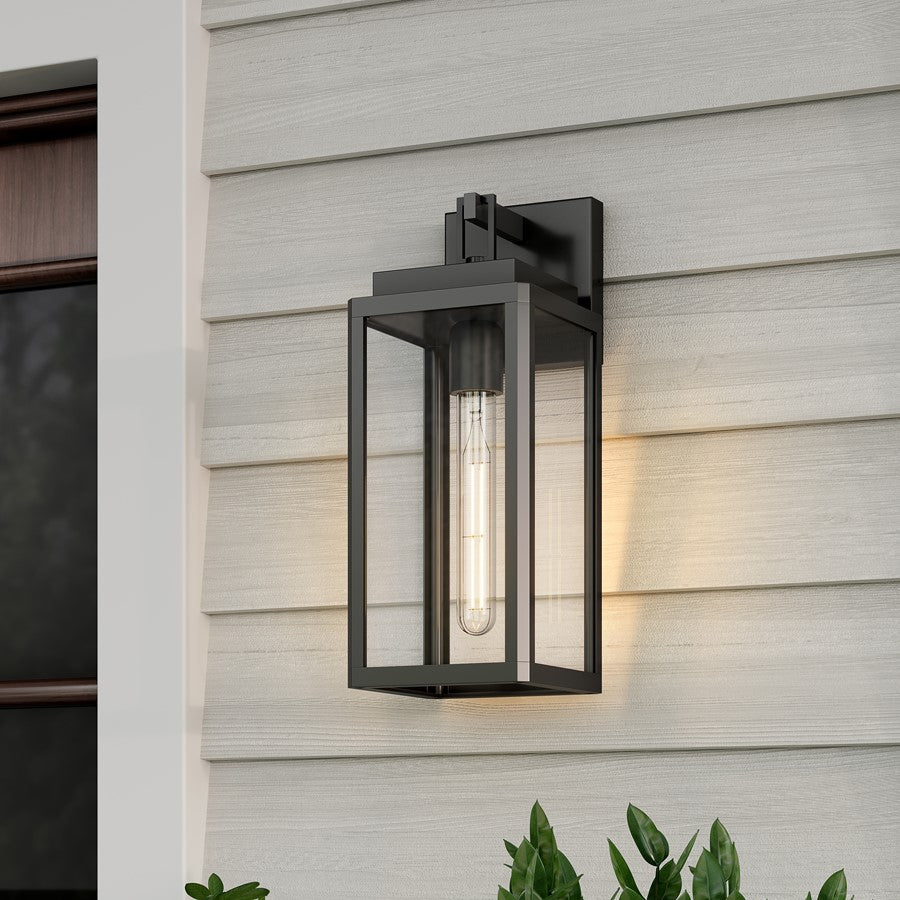 Millennium Alpharetta 15.5" High 1Lt Outdoor Wall Lantern, Black