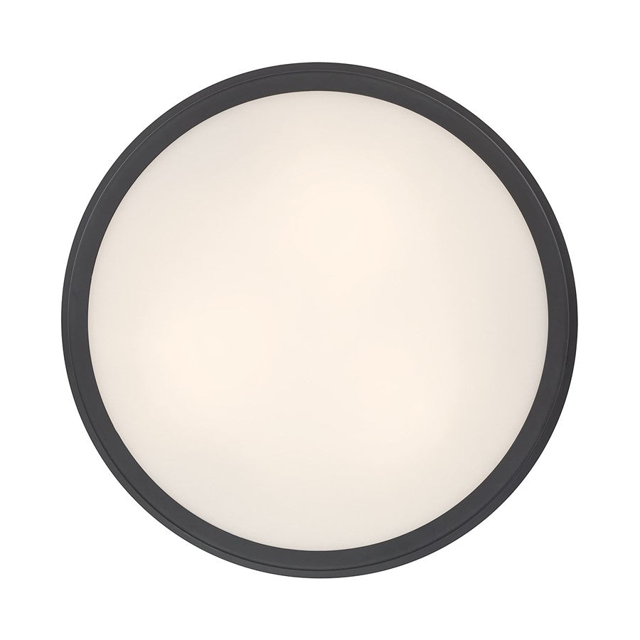 Millennium Lighting Stralara 3 Light Flush Mount, Matte Black