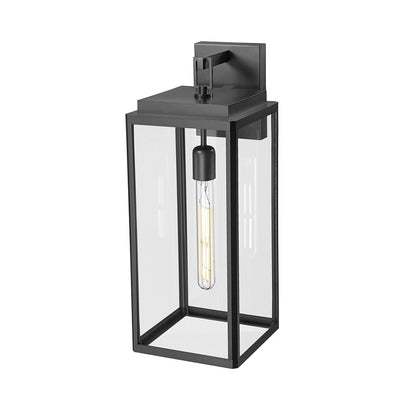 Millennium Alpharetta 19.75" High 1Lt Outdoor Wall Lantern, Black - 902201-PBK