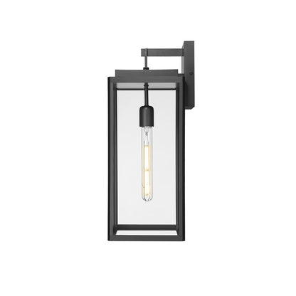 Millennium Alpharetta 19.75" High 1Lt Outdoor Wall Lantern, Black