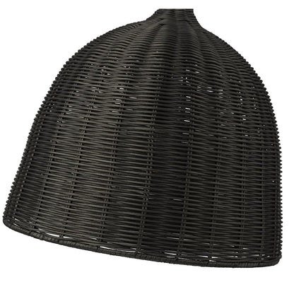 Millennium Lighting Elise 1 Light Pendant, Matte Black