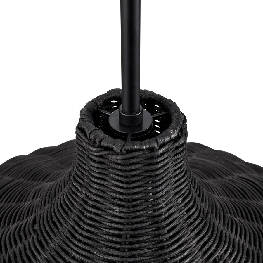 Millennium Lighting Elise 4Lt 24" Pendant, Black/Black