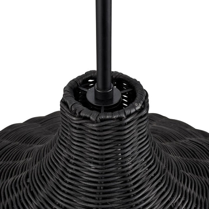 Millennium Lighting Elise 4Lt 24" Pendant, Black/Black