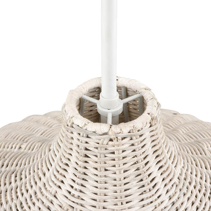 Millennium Lighting Elise 4Lt 24" Pendant, Textured White/White