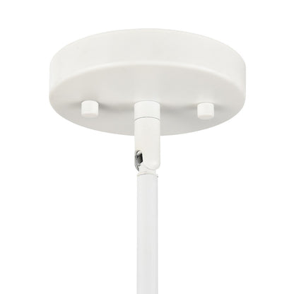 Millennium Lighting Elise 4Lt 24" Pendant, Textured White/White