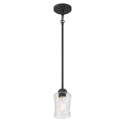 Millennium Clarvyn 1Lt Pendant, Black/Clear Stone Water - 909301-MB