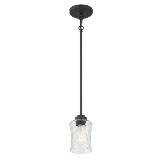 Millennium Clarvyn 1Lt Pendant, Black/Clear Stone Water - 909301-MB