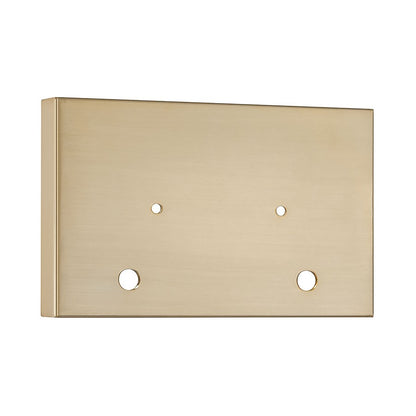 Millennium Lighting Lunden 2Lt Bathroom Vanity Light, Gold/Clear