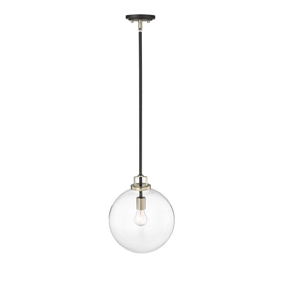 Millennium Lighting Mellrosa 1Lt Pendant, Black/Modern Gold
