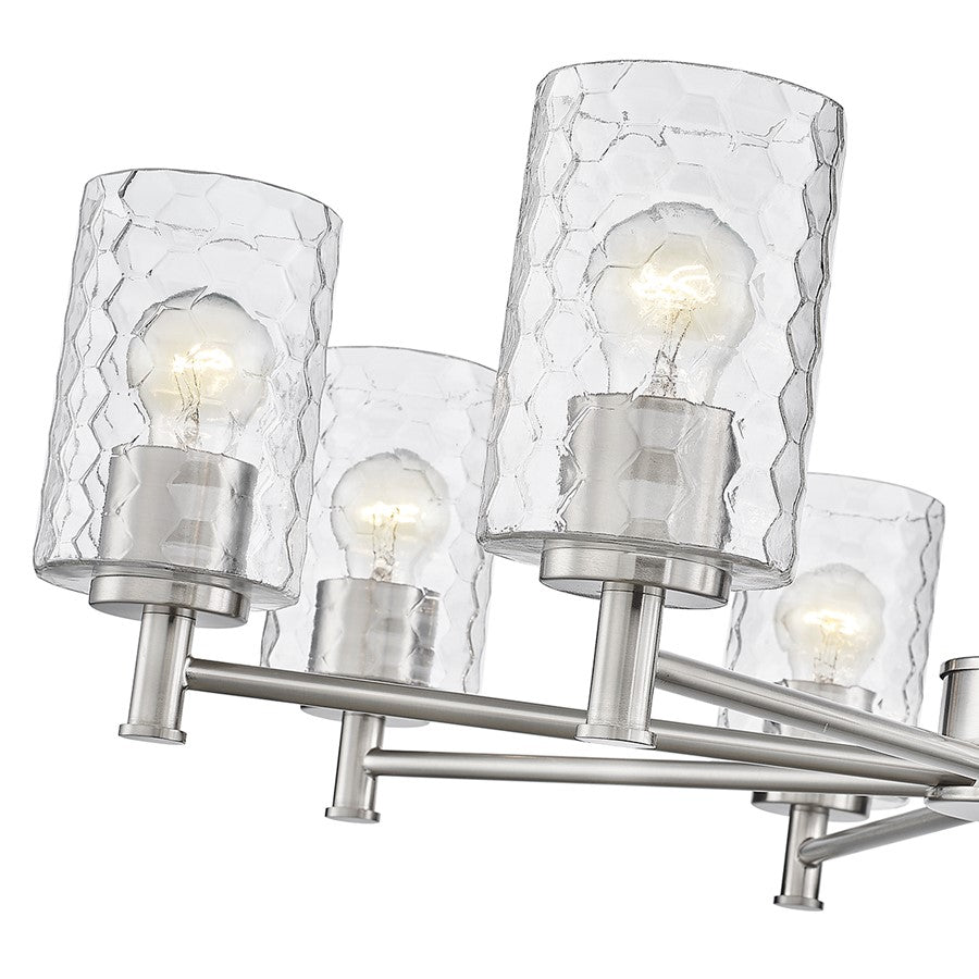Millennium Lighting Ashli 8Lt Chandelier, Brushed Nickel