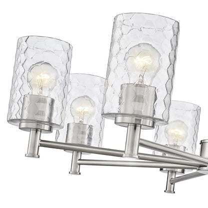 Millennium Lighting Ashli 8Lt Chandelier, Brushed Nickel
