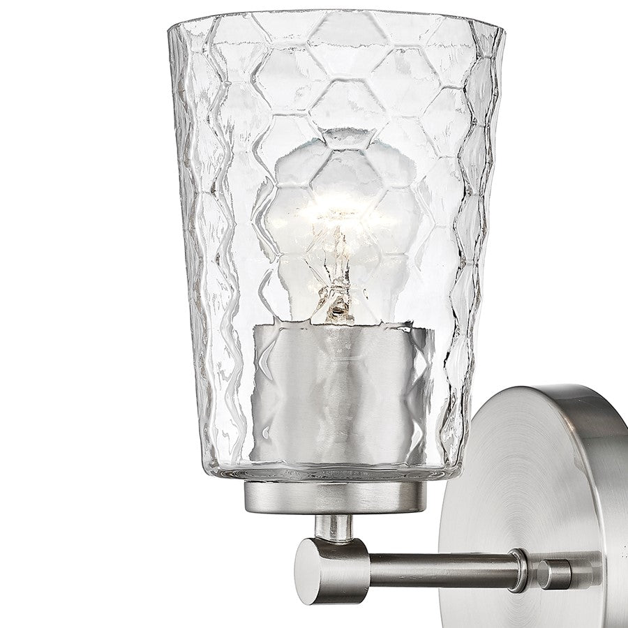 Millennium Lighting Ashli 1Lt Wall Sconce, Brushed Nickel