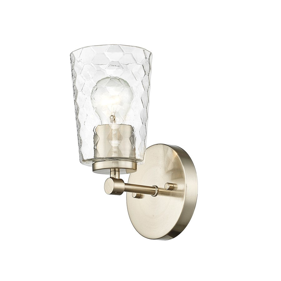 Millennium Lighting Ashli 1 Light Wall Sconce, Modern Gold