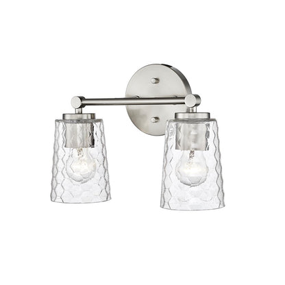 Millennium Lighting Ashli 2Lt Vanity, Brushed Nickel