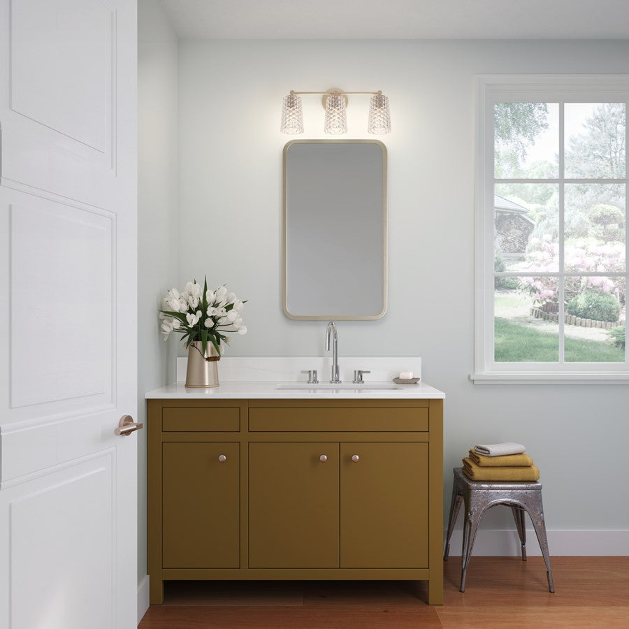 Millennium Lighting Ashli 3Lt Vanity, Brushed Nickel