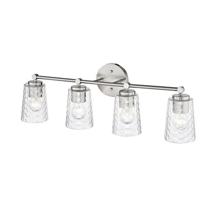 Millennium Lighting Ashli 4Lt Vanity, Brushed Nickel