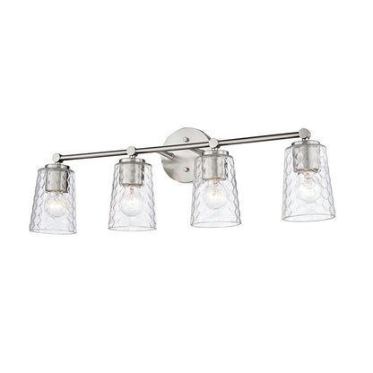 Millennium Lighting Ashli 4Lt Vanity, Brushed Nickel