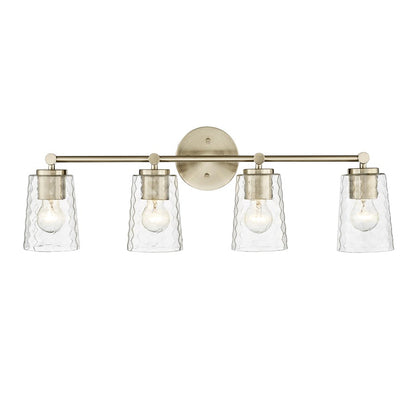 Millennium Lighting Ashli 4Lt Vanity, Modern Gold - 9234-MG