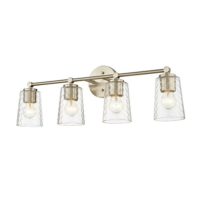 Millennium Lighting Ashli 4Lt Vanity, Modern Gold