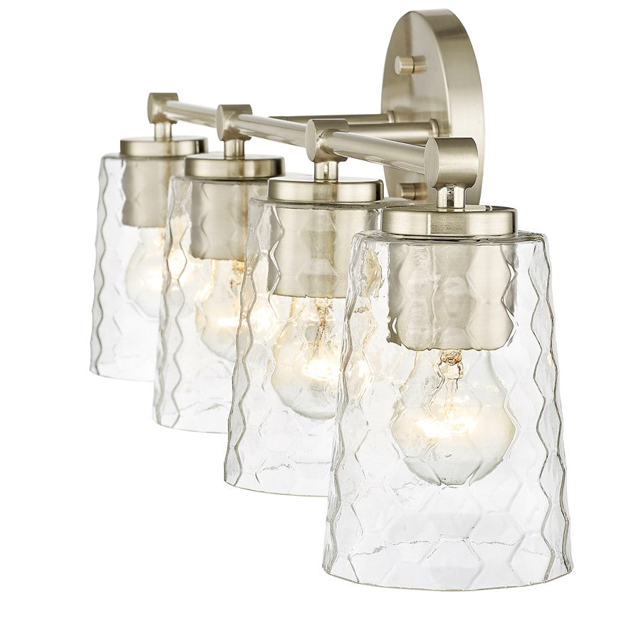 Millennium Lighting Ashli 4Lt Vanity, Modern Gold